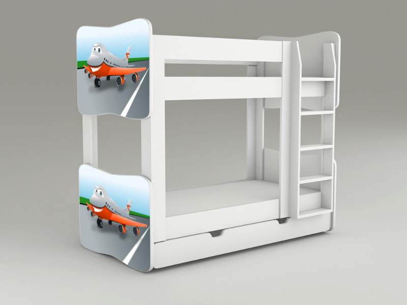 Becks poschodová posteľ Lietadlo